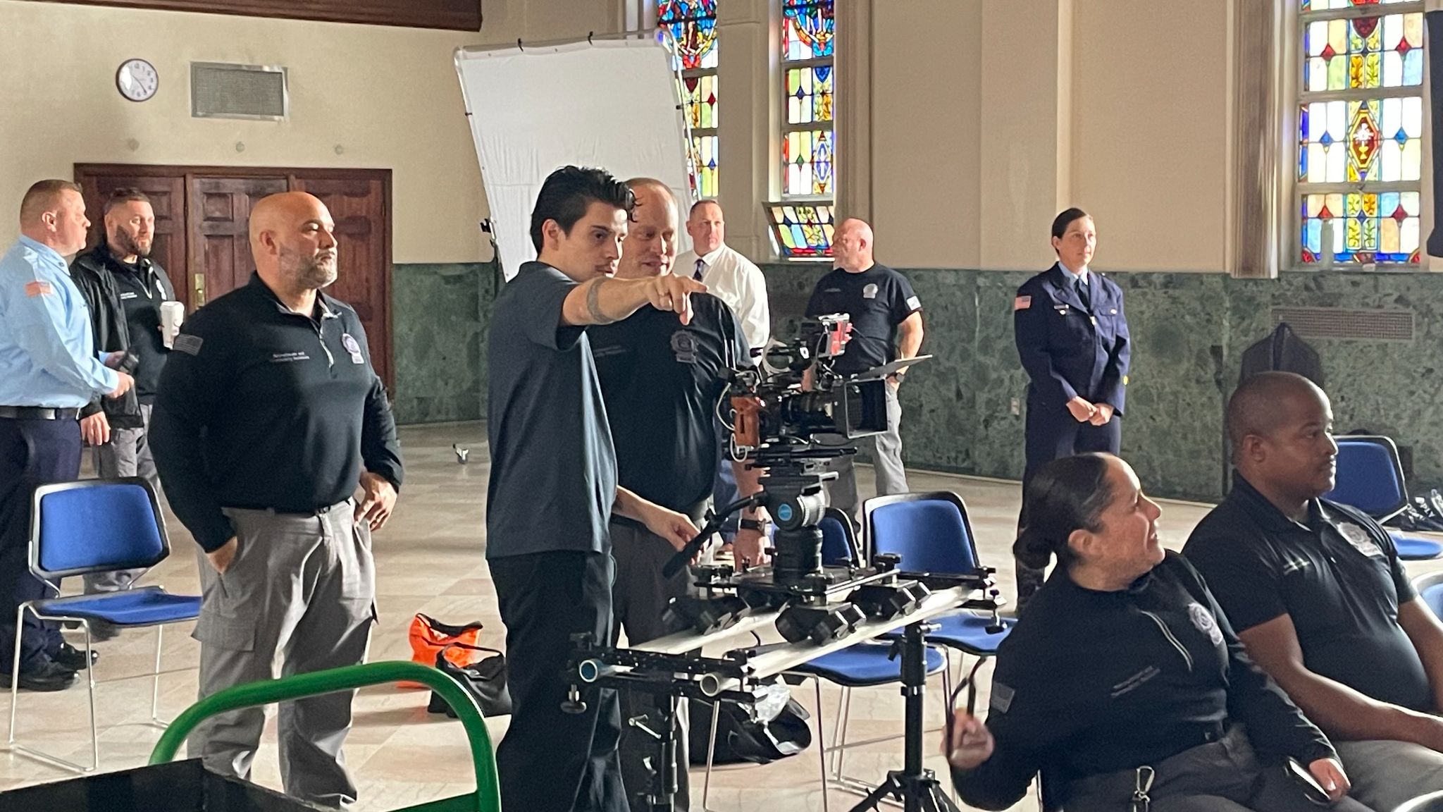 Behind the scenes photo 2: replace with a real photo